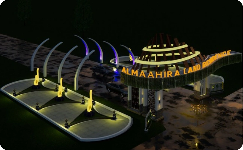 Almahira Land Residence Gate project image